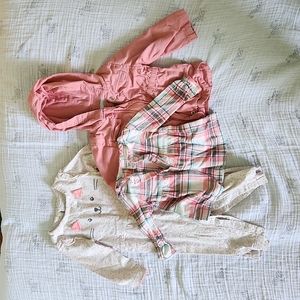 Pink girl's bundle 6-9m